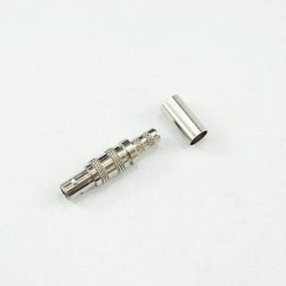 QLA plug straight crimp connector for RG316 cable 50 ohm NM-5QLM11S-A02-001