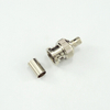 BNC plug straight crimp connector for RG59/X cable 75 ohm 7BNM11S-A10-022