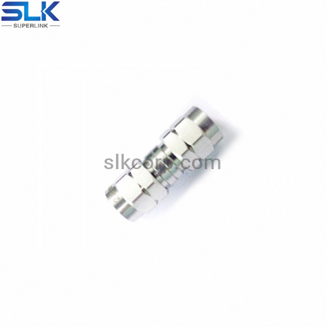 1.85mm male to 2.4mm male straight adapter 50 ohm T-5P1M06S-P4M-002
