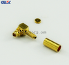 MCX plug right angle crimp connector for RG316 KSR100 cable 50 ohm 5MXM11R-A02-014