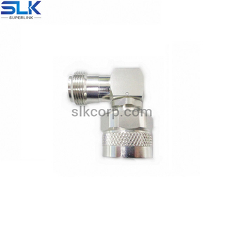 N female to N male right angle adapter 50 ohm 5NCF06R-NCM
