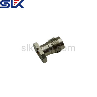 2.4mm female straight connector with 2 thread mounting holes for PCB 50 ohm 5P4F87S-H21-001