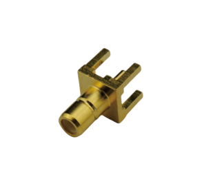SMB jack straight connector for pcb end launch 50 ohm 5MBF25S-P01