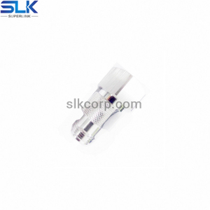 Non-Magnetic Mini DIN jack straight solder connector for TFT-402-LF cable 50 ohm NM-5MDF15S-S02-007