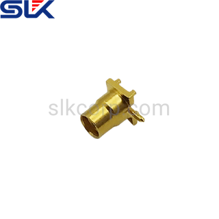 MMCX jack right angle connector for pcb 50 ohm 5MCF25R-P41-010