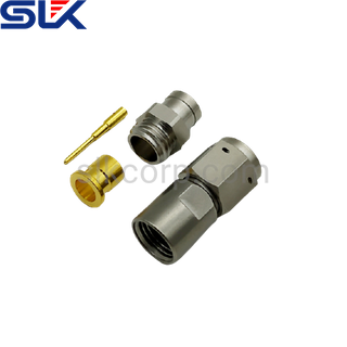 TNC plug straight clamp connector for pt-318 cable 50 ohm 5TCM15S-A414