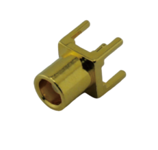 MCX jack straight connector for pcb smt 50 ohm 5MXF25S-P41-014