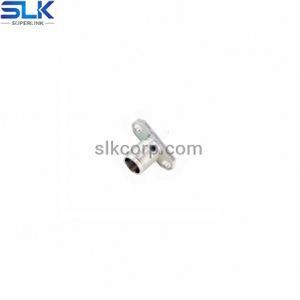 SMA jack straight connector 2 holes flange 50 ohm 5MAF85S-H21-013