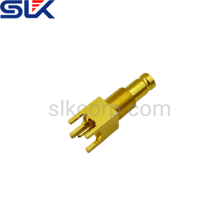 1.0/2.3 jack straight connector for PCB through hole 75 ohm 7A1F25S-P41-002