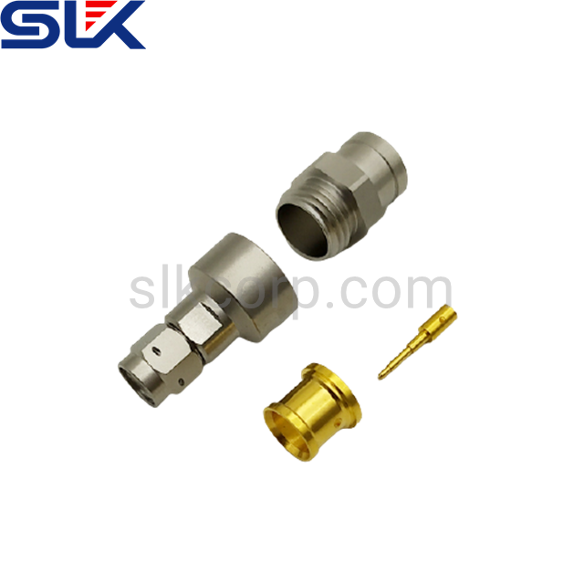 SMA plug straight solder connector for SLB-800 cable 50 ohm 5MAM15S-A469-008