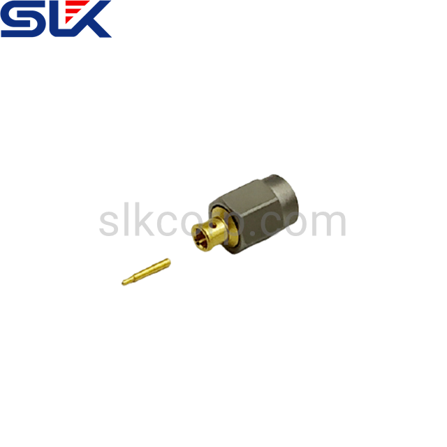 SSMA plug straight solder connector for PTSRB-085 cable 50 ohm 5SAM15S-A668