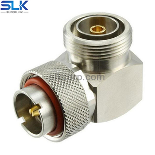 7/16 Jack to 7/16 Plug Right Angle Adapter 50 ohm 5A7F06R-A7M