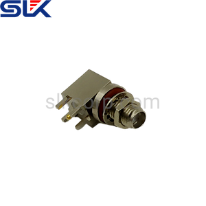 SMA jack right angle connector for pcb 50 ohm 5MAF35R-P41
