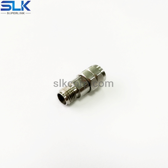 2.4mm male to 2.92mm female straight adapter 50 ohm T-5P4M06S-P9F-005